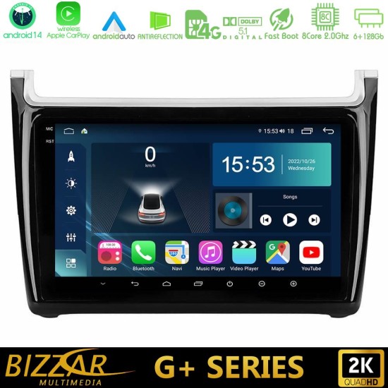 Bizzar G+ Series Vw Polo 2014-2017 8core Android14 6+128GB Navigation Multimedia Tablet 9" Bizzar G+ Series Vw Polo 2014-2017 8core Android14 6+128GB Navigation Multimedia Tablet 9"