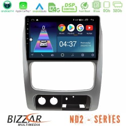 Bizzar ND2 Series 8Core Android14 2+32GB Jeep Cherokee (KJ) 2002-2007 Navigation Multimedia Tablet 9" Με Carplay & Android Auto Bizzar ND2 Series 8Core Android14 2+32GB Jeep Cherokee (KJ) 2002-2007 Navigation Multimedia Tablet 9" Με Carplay & Android Auto