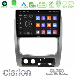 Clarion GL700 Lite Series 8Core Android11 2+32GB Jeep Cherokee (KJ) 2002-2007 Navigation Multimedia Tablet 9" Με Carplay & Android Auto Clarion GL700 Lite Series 8Core Android11 2+32GB Jeep Cherokee (KJ) 2002-2007 Navigation Multimedia Tablet 9" Με Carplay & Android Auto