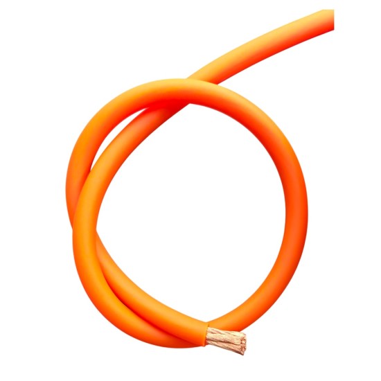 Bizzar Power Cable 0GA 100% OFC Orange Color