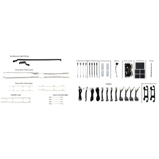 Ατμοσφαιρικός Φωτισμός Audi A5 (F5) 2017-2025 OEM Ambient Light Full Kit