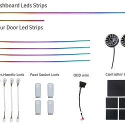 Ατμοσφαιρικός Φωτισμός Audi Q2 (GA) 2019-2024 OEM Ambient Light Full Kit