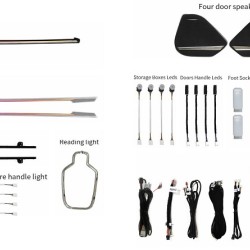 Ατμοσφαιρικός Φωτισμός Audi A4 (B9/8W) 2017-2025 OEM Ambient Light Full Kit