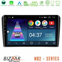 Bizzar ND2 Series 8Core Android14 2+32GB Mitsubishi Outlander 2002 – 2007 Navigation Multimedia Tablet 10" Με Carplay & Android Auto Bizzar ND2 Series 8Core Android14 2+32GB Mitsubishi Outlander 2002 – 2007 Navigation Multimedia Tablet 10" Με Carplay & Android Auto