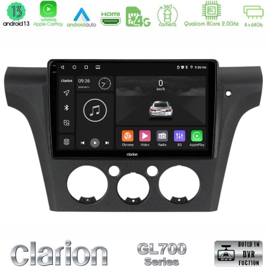 Clarion GL700 Series 8Core Android13 4+64GB Mitsubishi Outlander 2002 – 2007 Navigation Multimedia Tablet 10" Με Carplay & Android Auto Clarion GL700 Series 8Core Android13 4+64GB Mitsubishi Outlander 2002 – 2007 Navigation Multimedia Tablet 10" Με Carplay & Android Auto