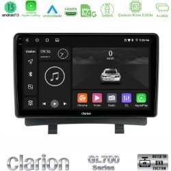 Clarion GL700 Series 8Core Android13 4+64GB Opel Zafira Navigation Multimedia Tablet 9" Με Carplay & Android Auto Clarion GL700 Series 8Core Android13 4+64GB Opel Zafira Navigation Multimedia Tablet 9" Με Carplay & Android Auto