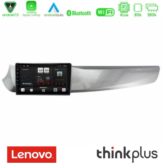 Lenovo Thinkplus Series 4Core Android15 2+32GB  Alfa Romeo Giulietta 2010-2014 Navigation Multimedia Tablet 9" Με Carplay & Android Auto