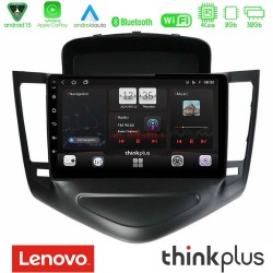 Lenovo Thinkplus Series 4Core Android15 2+32GB     Chevrolet Cruze 2009-2012 Navigation Multimedia Tablet 9"  Με Carplay & Android Auto (Μαύρο)