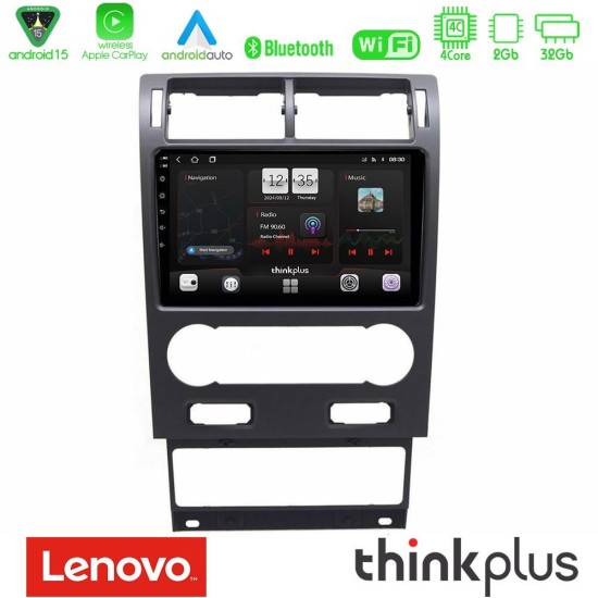 Lenovo Thinkplus Series 4Core Android15 2+32GB Ford Mondeo 2004-2007 Navigation Multimedia Tablet 9" Με Carplay & Android Auto Lenovo Thinkplus Series 4Core Android15 2+32GB Ford Mondeo 2004-2007 Navigation Multimedia Tablet 9" Με Carplay & Android Auto