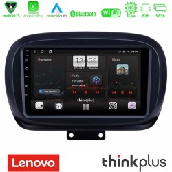 Lenovo Thinkplus Series 4Core Android15 2+32GB  Fiat 500X Navigation Multimedia Tablet 9" Με Carplay & Android Auto