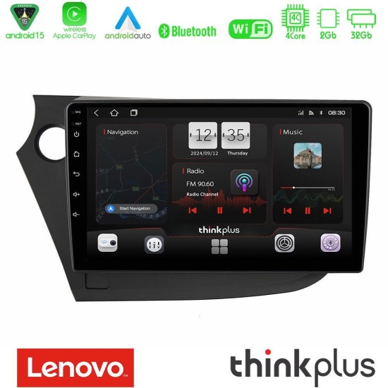 Lenovo Thinkplus Series 4Core Android15 2+32GB Honda Insight 2009-2015 Navigation Multimedia Tablet 9" Με Carplay & Android Auto Lenovo Thinkplus Series 4Core Android15 2+32GB Honda Insight 2009-2015 Navigation Multimedia Tablet 9" Με Carplay & Android Auto