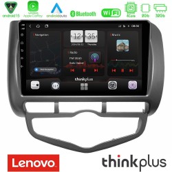 Lenovo Thinkplus Series 4Core Android15 2+32GB  Honda Jazz 2002-2008 (Auto A/C) Navigation Multimedia Tablet 9" Με Carplay & Android Auto