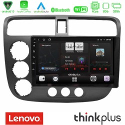Lenovo Thinkplus Series 4Core Android15 2+32GB  Honda Civic 2001-2005 Navigation Multimedia Tablet 9" Με Carplay & Android Auto