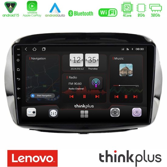 Lenovo Thinkplus Series 4Core Android15 2+32GB Honda FR-V 2004-2009 Navigation Multimedia Tablet 10" Με Carplay & Android Auto Lenovo Thinkplus Series 4Core Android15 2+32GB Honda FR-V 2004-2009 Navigation Multimedia Tablet 10" Με Carplay & Android Auto