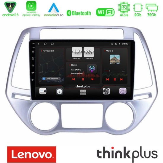 Lenovo Thinkplus Series 4Core Android15 2+32GB Hyundai i20 2012-2014 Navigation Multimedia Tablet 9" Με Carplay & Android Auto Lenovo Thinkplus Series 4Core Android15 2+32GB Hyundai i20 2012-2014 Navigation Multimedia Tablet 9" Με Carplay & Android Auto