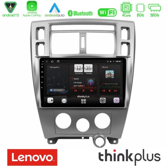 Lenovo Thinkplus Series 4Core Android15 2+32GB  Hyundai Tucson Navigation Multimedia Tablet 10" Με Carplay & Android Auto