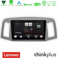 Lenovo Thinkplus Series 4Core Android15 2+32GB  Jeep Grand Cherokee 2005-2007 Navigation Multimedia Tablet 10" Με Carplay & Android Auto