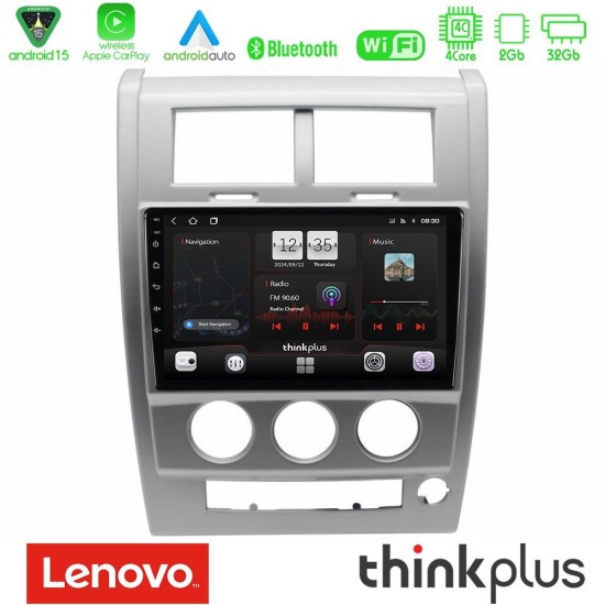 Lenovo Thinkplus Series 4Core Android15 2+32GB  Jeep Cherokee (KK) 2008-2012 Navigation Multimedia Tablet 10" Με Carplay & Android Auto