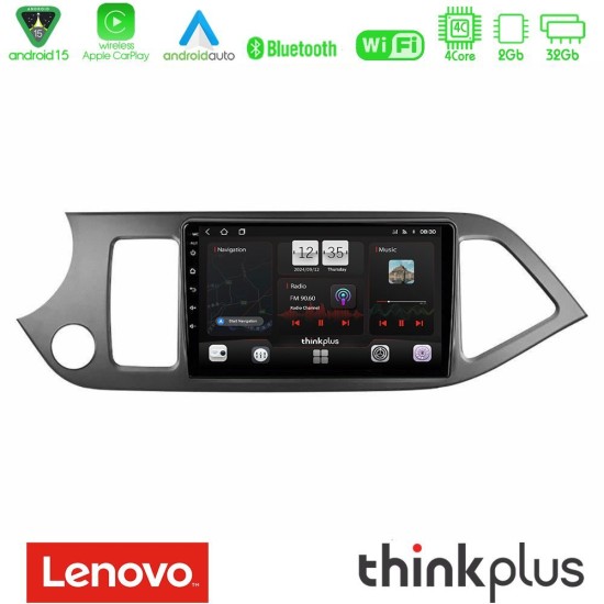 Lenovo Thinkplus Series 4Core Android15 2+32GB Kia Picanto Navigation Multimedia Tablet 9" Με Carplay & Android Auto Lenovo Thinkplus Series 4Core Android15 2+32GB Kia Picanto Navigation Multimedia Tablet 9" Με Carplay & Android Auto
