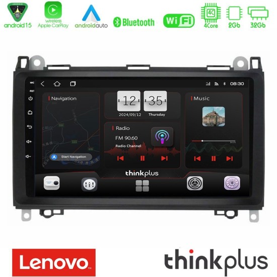 Lenovo Thinkplus Series 4Core Android15 2+32GB Mercedes A/B/Vito/Sprinter Class Navigation Multimedia Tablet 9" Με Carplay & Android Auto Lenovo Thinkplus Series 4Core Android15 2+32GB Mercedes A/B/Vito/Sprinter Class Navigation Multimedia Tablet 9" Με Carplay & Android Auto