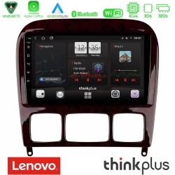 Lenovo Thinkplus Series 4Core Android15 2+32GB  Mercedes S Class 1999-2004 (W220) Navigation Multimedia Tablet 9" Με Carplay & Android Auto