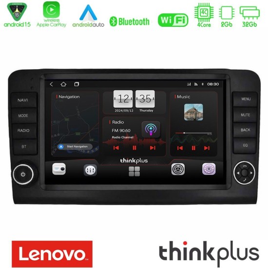 Lenovo Thinkplus Series 4Core Android15 2+32GB Mercedes ML/GL Class W164 2006-2011 Navigation Multimedia Tablet 9" Με Carplay & Android Auto (OEM Look) Lenovo Thinkplus Series 4Core Android15 2+32GB Mercedes ML/GL Class W164 2006-2011 Navigation Multimedia Tablet 9" Με Carplay & Android Auto (OEM Look)