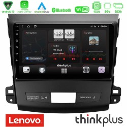 Lenovo Thinkplus Series 4Core Android15 2+32GB  Mitsubishi Outlander/Citroen C-Crosser/Peugeot 4007 Navigation Multimedia Tablet 9" Με Carplay & Android Auto