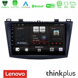 Lenovo Thinkplus Series 4Core Android15 2+32GB  Mazda 3 2009-2014 Navigation Multimedia Tablet 9" Με Carplay & Android Auto