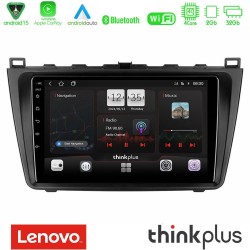 Lenovo Thinkplus Series 4Core Android15 2+32GB  Mazda 6 2008-2012 Navigation Multimedia Tablet 9" Με Carplay & Android Auto