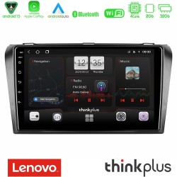 Lenovo Thinkplus Series 4Core Android15 2+32GB  Mazda 3 2004-2009 Navigation Multimedia Tablet 9" Με Carplay & Android Auto