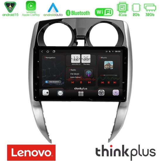 Lenovo Thinkplus Series 4Core Android15 2+32GB Nissan Note 2013-2018 Navigation Multimedia Tablet 10" Με Carplay & Android Auto Lenovo Thinkplus Series 4Core Android15 2+32GB Nissan Note 2013-2018 Navigation Multimedia Tablet 10" Με Carplay & Android Auto