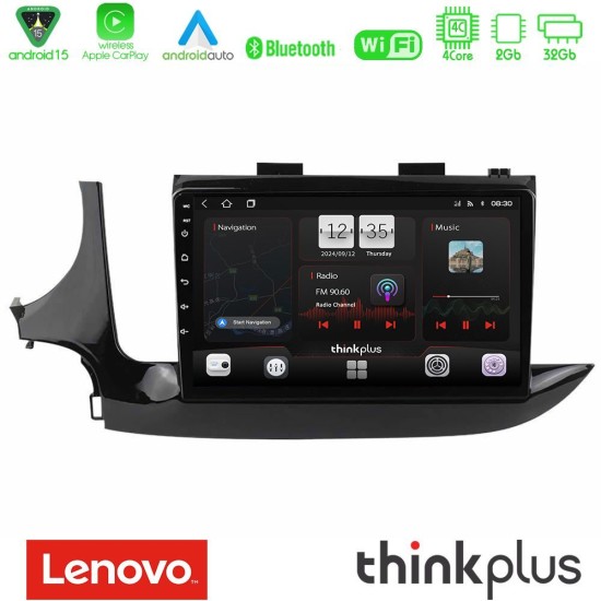 Lenovo Thinkplus Series 4Core Android15 2+32GB Opel Mokka 2016-2020 Navigation Multimedia Tablet 9" Με Carplay & Android Auto Lenovo Thinkplus Series 4Core Android15 2+32GB Opel Mokka 2016-2020 Navigation Multimedia Tablet 9" Με Carplay & Android Auto