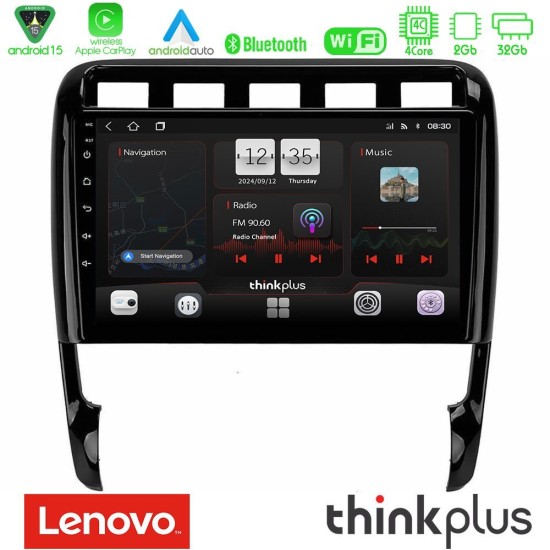 Lenovo Thinkplus Series 4Core Android15 2+32GB Porsche Cayenne 2003-2010 Navigation Multimedia Tablet 9" Με Carplay & Android Auto Lenovo Thinkplus Series 4Core Android15 2+32GB Porsche Cayenne 2003-2010 Navigation Multimedia Tablet 9" Με Carplay & Android Auto