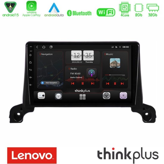Lenovo Thinkplus Series 4Core Android15 2+32GB Peugeot 3008/5008 2017-2023 Navigation Multimedia Tablet 9" Με Carplay & Android Auto Lenovo Thinkplus Series 4Core Android15 2+32GB Peugeot 3008/5008 2017-2023 Navigation Multimedia Tablet 9" Με Carplay & Android Auto