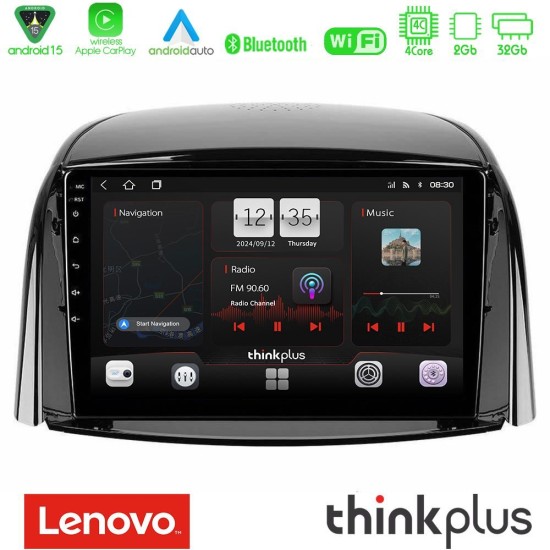 Lenovo Thinkplus Series 4Core Android15 2+32GB Renault Koleos 2007-2015 Navigation Multimedia Tablet 9" Με Carplay & Android Auto Lenovo Thinkplus Series 4Core Android15 2+32GB Renault Koleos 2007-2015 Navigation Multimedia Tablet 9" Με Carplay & Android Auto