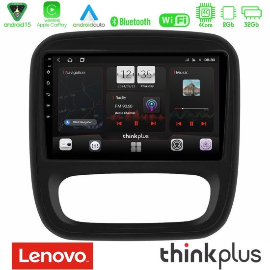 Lenovo Thinkplus Series 4Core Android15 2+32GB Renault/Nissan/Opel/Fiat Navigation Multimedia Tablet 9" Με Carplay & Android Auto Lenovo Thinkplus Series 4Core Android15 2+32GB Renault/Nissan/Opel/Fiat Navigation Multimedia Tablet 9" Με Carplay & Android Auto