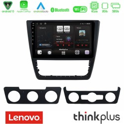 Lenovo Thinkplus Series 4Core Android15 2+32GB  Skoda Yeti 2009-> Navigation Multimedia Tablet 10" Με Carplay & Android Auto