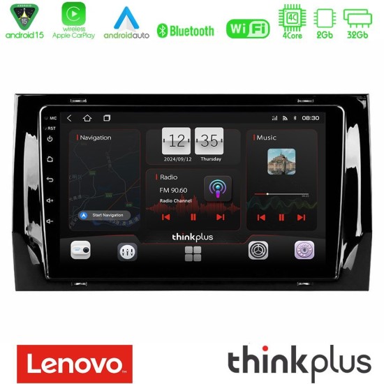 Lenovo Thinkplus Series 4Core Android15 2+32GB  Skoda Kodiaq 2017-> Navigation Multimedia Tablet 10" Με Carplay & Android Auto