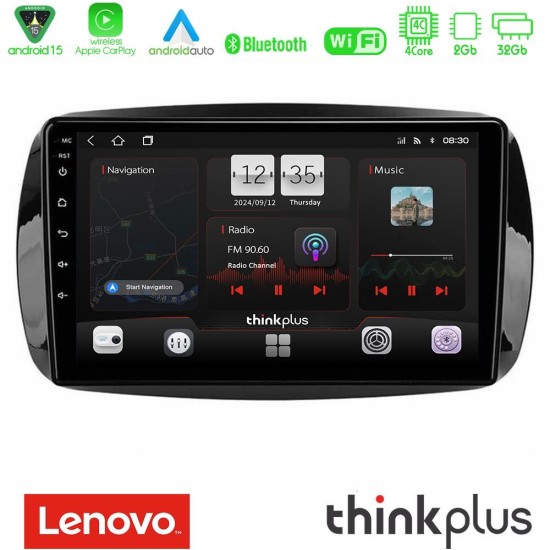 Lenovo Thinkplus Series 4Core Android15 2+32GB Smart 453 Navigation Multimedia Tablet 9" Με Carplay & Android Auto Lenovo Thinkplus Series 4Core Android15 2+32GB Smart 453 Navigation Multimedia Tablet 9" Με Carplay & Android Auto