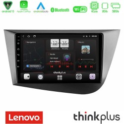 Lenovo Thinkplus Series 4Core Android15 2+32GB  Seat Leon Navigation Multimedia Tablet 9" Με Carplay & Android Auto