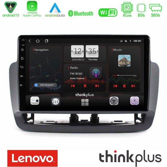 Lenovo Thinkplus Series 4Core Android15 2+32GB Seat Ibiza 2012-2015 Navigation Multimedia Tablet 9" Με Carplay & Android Auto Lenovo Thinkplus Series 4Core Android15 2+32GB Seat Ibiza 2012-2015 Navigation Multimedia Tablet 9" Με Carplay & Android Auto