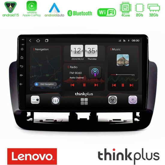 Lenovo Thinkplus Series 4Core Android15 2+32GB Seat Ibiza 2012-2015 Navigation Multimedia Tablet 9" Με Carplay & Android Auto (Piano Black) Lenovo Thinkplus Series 4Core Android15 2+32GB Seat Ibiza 2012-2015 Navigation Multimedia Tablet 9" Με Carplay & Android Auto (Piano Black)