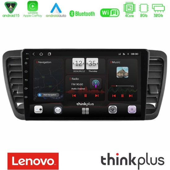Lenovo Thinkplus Series 4Core Android15 2+32GB Subaru Legacy/Outback 2002-2008 Navigation Multimedia Tablet 9" Με Carplay & Android Auto Lenovo Thinkplus Series 4Core Android15 2+32GB Subaru Legacy/Outback 2002-2008 Navigation Multimedia Tablet 9" Με Carplay & Android Auto
