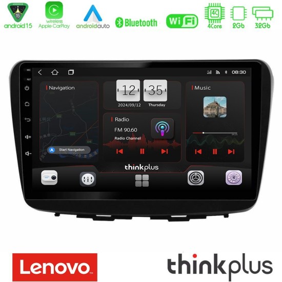 Lenovo Thinkplus Series 4Core Android15 2+32GB Suzuki Baleno 2016-2021 Navigation Multimedia Tablet 9" Με Carplay & Android Auto Lenovo Thinkplus Series 4Core Android15 2+32GB Suzuki Baleno 2016-2021 Navigation Multimedia Tablet 9" Με Carplay & Android Auto