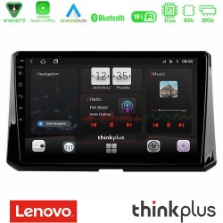 Lenovo Thinkplus Series 4Core Android15 2+32GB  Toyota Corolla 2019-2022 Navigation Multimedia Tablet 10" Με Carplay & Android Auto