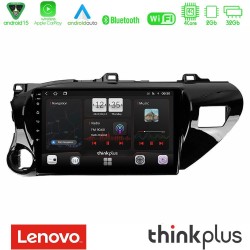 Lenovo Thinkplus Series 4Core Android15 2+32GB  Toyota Hilux 2017-2021 Navigation Multimedia Tablet 10" Με Carplay & Android Auto