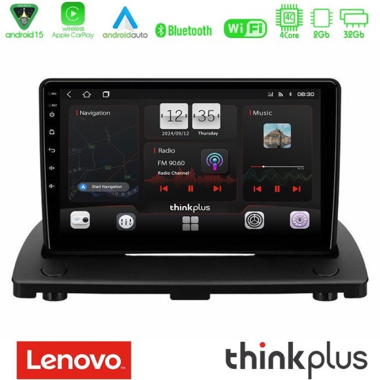 Lenovo Thinkplus Series 4Core Android15 2+32GB Volvo XC90 2006-2014 Navigation Multimedia Tablet 9" Με Carplay & Android Auto Lenovo Thinkplus Series 4Core Android15 2+32GB Volvo XC90 2006-2014 Navigation Multimedia Tablet 9" Με Carplay & Android Auto