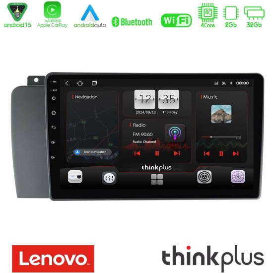 Lenovo Thinkplus Series 4Core Android15 2+32GB Volvo S60 2004-2009 Navigation Multimedia Tablet 9" Με Carplay & Android Auto Lenovo Thinkplus Series 4Core Android15 2+32GB Volvo S60 2004-2009 Navigation Multimedia Tablet 9" Με Carplay & Android Auto