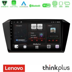 Lenovo Thinkplus Series 4Core Android15 2+32GB  VW Passat Navigation Multimedia Tablet 10" Με Carplay & Android Auto
