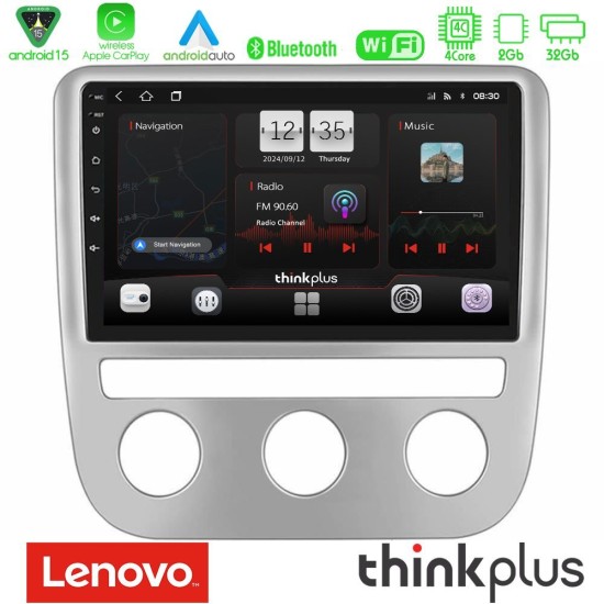 Lenovo Thinkplus Series 4Core Android15 2+32GB  VW Scirocco 2008-2014 Navigation Multimedia Tablet 9" Με Carplay & Android Auto